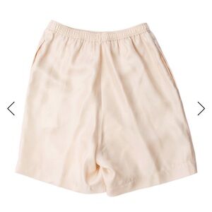 Loulou Studio High Waist Cream Shorts